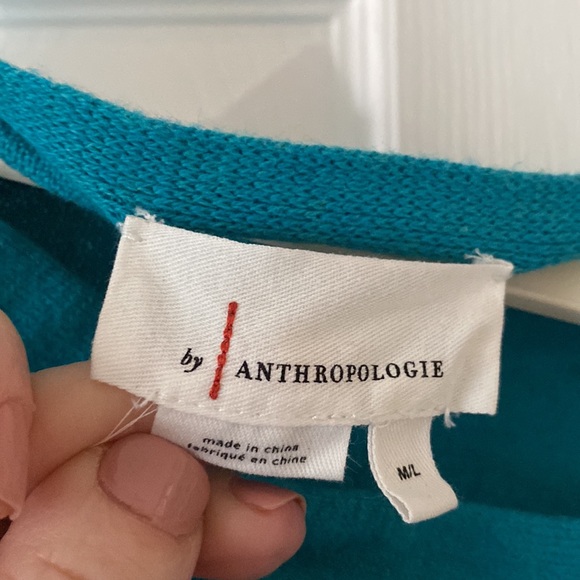 Anthropologie shawl in a very pretty blue! - Picture 2 of 2